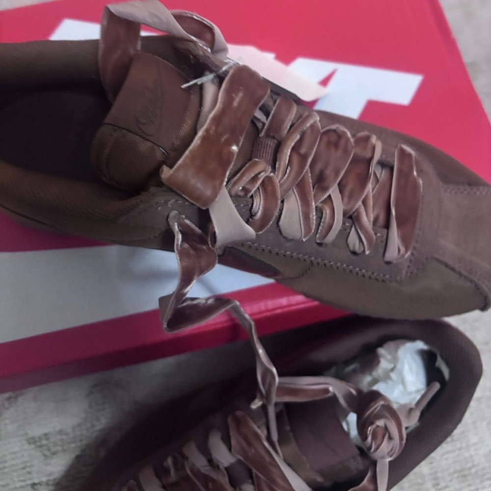 Nike Fauna Brown Cortez Sneakers - Picture 4 of 6